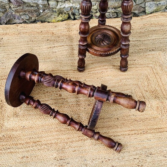 Image 1 of Pair of vintage high stools