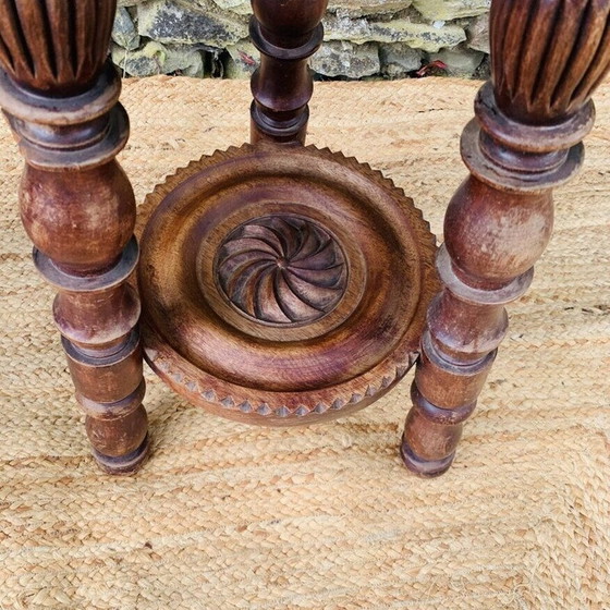 Image 1 of Pair of vintage high stools