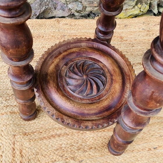 Image 1 of Pair of vintage high stools
