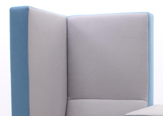 Image 1 of Casala Palau Bricks armchair blue/gray