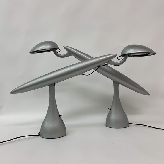 Image 1 of Luxo Postmodern Heron Lamp by Isao Hosoe - 1980s