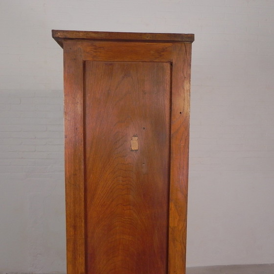 Image 1 of Oak Shutter Cabinet With 3 Shutters, 180 Cm High