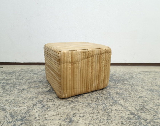 Image 1 of De Sede Ernst Lüthy Stool Ottoman Designer Leather Armchair Desede