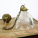 Lampada a sospensione Art Déco Holophane