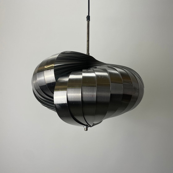 Image 1 of Spiral Kinetics Pendant Lamp In Style Of Henri Mathieu 1960