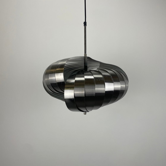 Image 1 of Spiral Kinetics Pendant Lamp In Style Of Henri Mathieu 1960