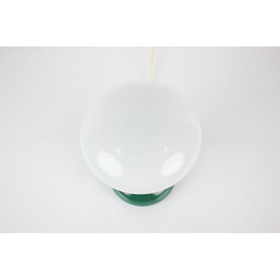 Image 1 of Vintage glass and ceramic table lamp by Ivan Jakeš for Osvetlovaci Sklo, Czechoslovakia 1960