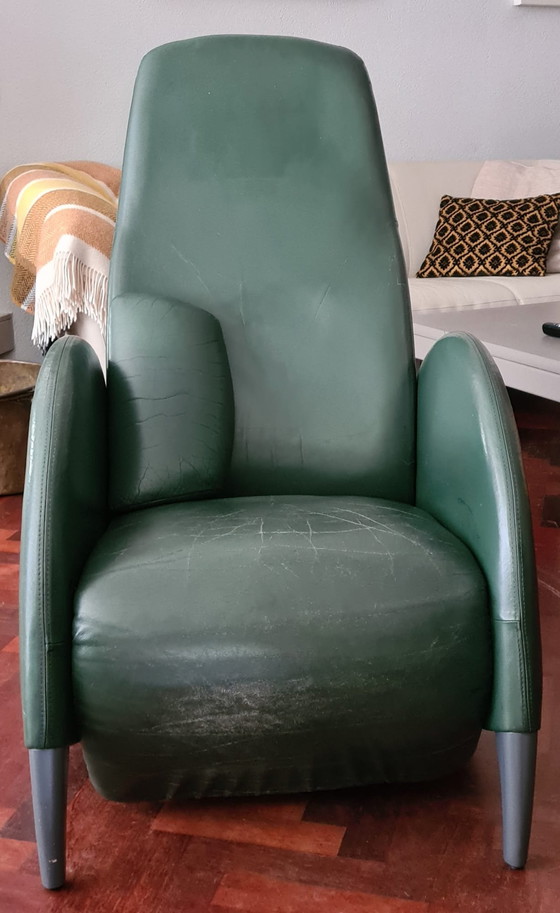 Image 1 of Leather Relax Armchair Young International