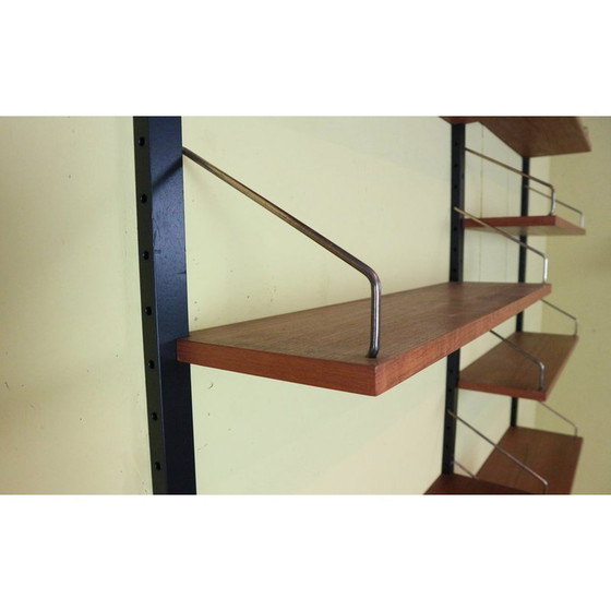 Image 1 of Vintage teak wall unit by Poul Cadovius, Denmark 1960