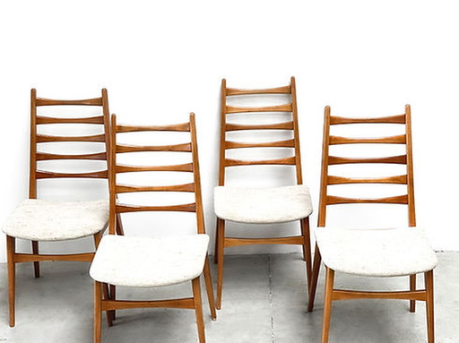 set of four Danish dining chairs