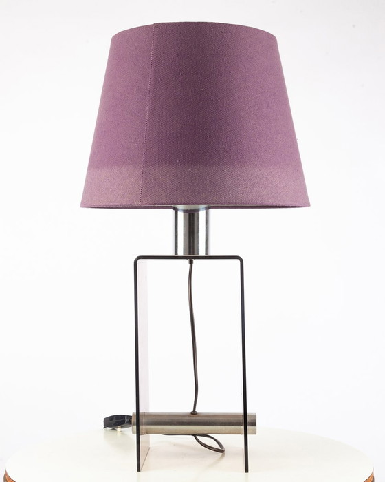 Image 1 of Vintage table lamp made of Plexiglass