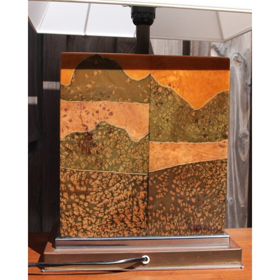 Image 1 of Vintage resin lamp by Jean Claude Mahey