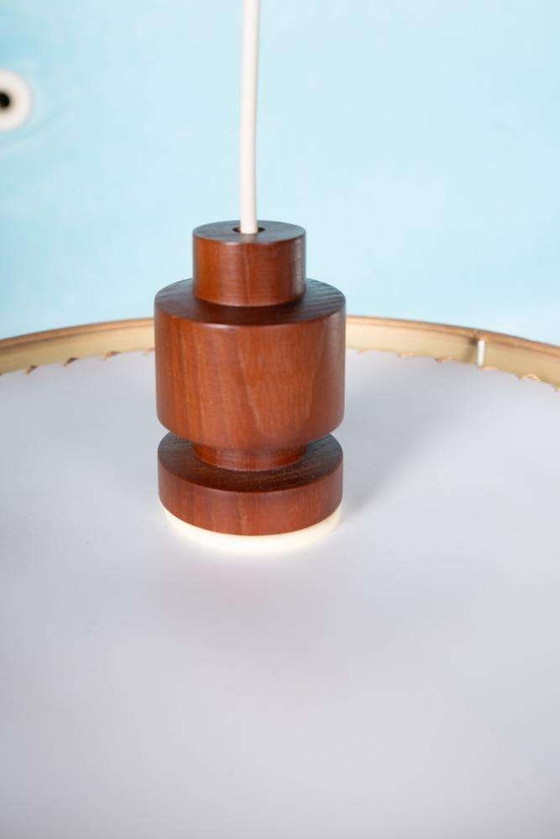 Image 1 of Japandi pendant lamp 70s vintage minimalist boho pendant