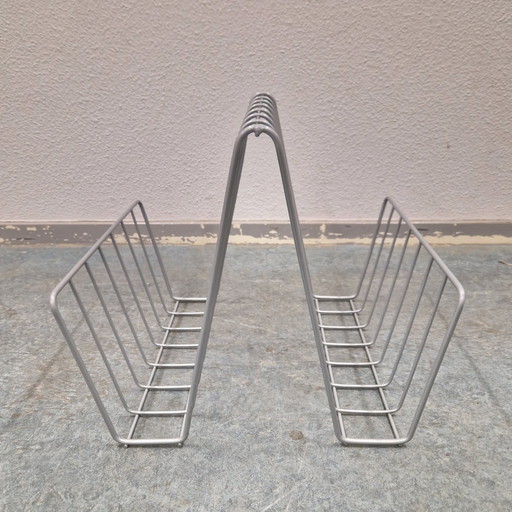 90'S Metal Reading Rack Reading Basket