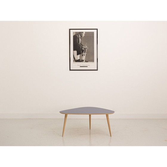 Image 1 of Tavolino da caffè vintage in laminato blu notte, Francia