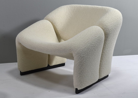 Image 1 of Pair of 1st Edition Pierre Paulin F580 Groovy Chairs for ARTIFORT *New Upholstery* – Netherlands, 1966