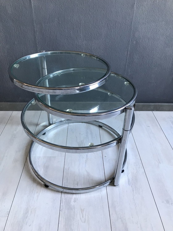 Image 1 of Leitmotiv Double Swivel Side Table