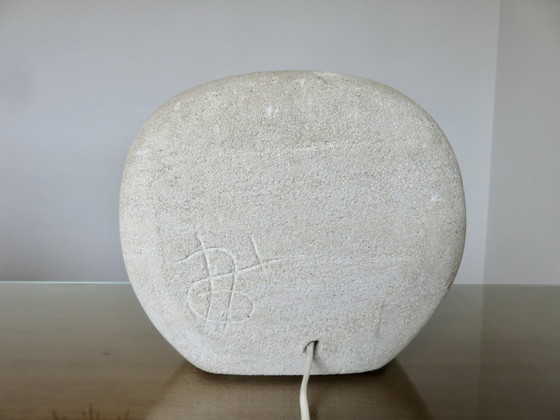 Image 1 of Arsène Galison Stone Lamp 80s