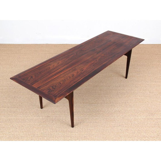 Image 1 of Vintage Scandinavian coffee table in rio rosewood by Cfc Silkeborg, 1960