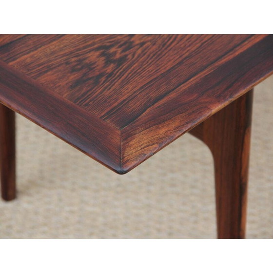 Image 1 of Vintage Scandinavian coffee table in rio rosewood by Cfc Silkeborg, 1960