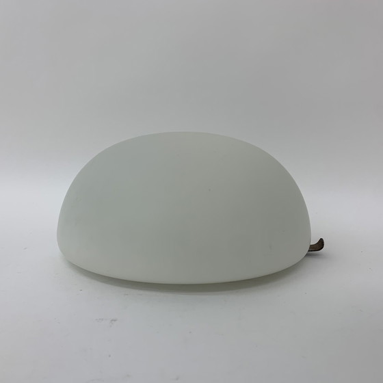 Image 1 of Vintage Ceiling Lamp Dutch Design, Matte Glass - 1930s