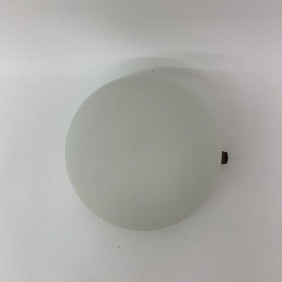 Image 1 of Vintage Ceiling Lamp Dutch Design, Matte Glass - 1930s