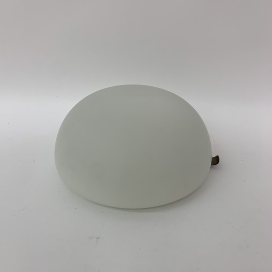 Image 1 of Vintage Ceiling Lamp Dutch Design, Matte Glass - 1930s