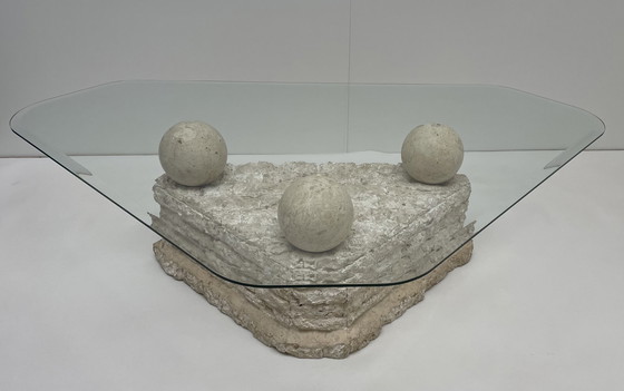 Image 1 of Magnussen Ponte Mactan stone coffee table