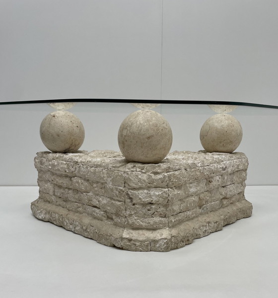 Image 1 of Magnussen Ponte Mactan stone coffee table