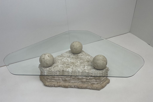 Magnussen Ponte Mactan stone coffee table