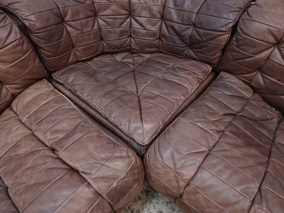 Image 1 of De Sede ds 11 modular sofa designer sofa leather sofa Desede patchwork