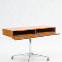 Mid-Century TV trolley in walnut, restored