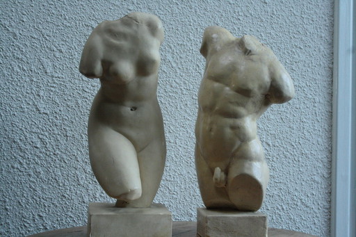 Sculpture vintage torse venus et milo