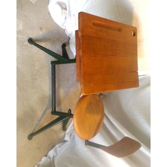 Image 1 of Vintage school table by Jean Prouvé