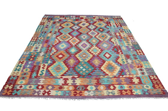 Image 1 of Original Old Style Kelim Afghan 248 X 196 Cm Top Condition