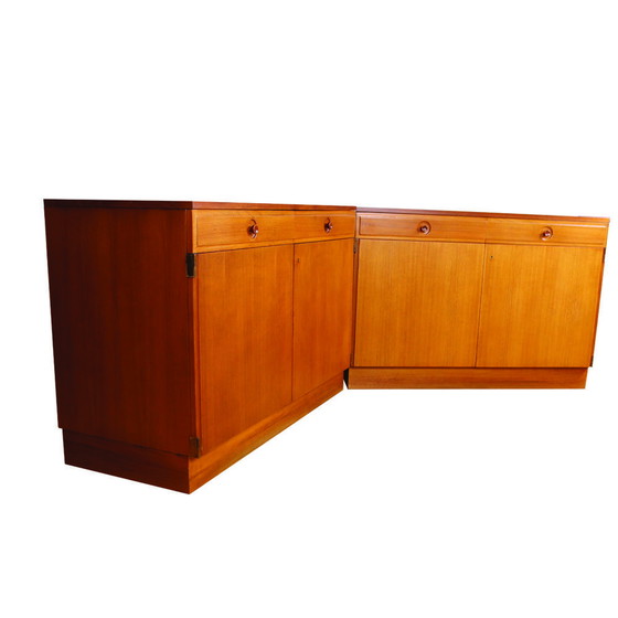 Image 1 of Swedish Sideboard In Teak By Bertil Fridhagen For Bodafors, 1960S, Set Of 2