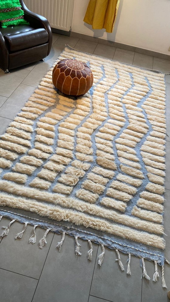 Image 1 of Luxury Handmade Berber Carpet - Authentic & Soft