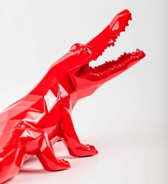 Image 1 of Richard Orlinski Croco Spirit Red