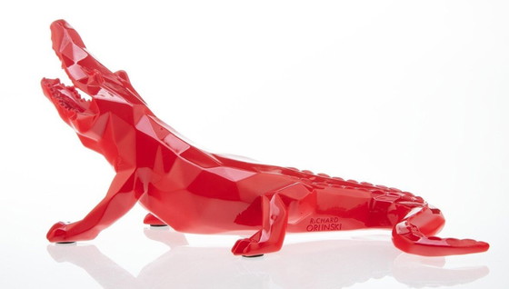 Image 1 of Richard Orlinski Croco Spirit Red