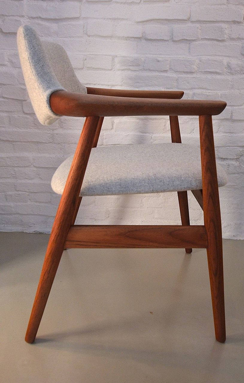 Sedia Erik Kirkegaard, vintage anni '60, per Glostrup, modello