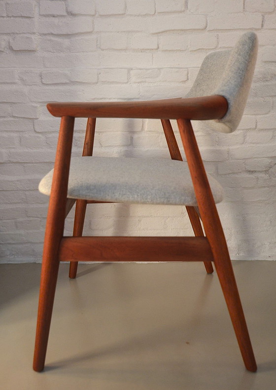 Image 1 of Sedia Erik Kirkegaard, vintage anni '60, per Glostrup, modello GM11, danese, teak
