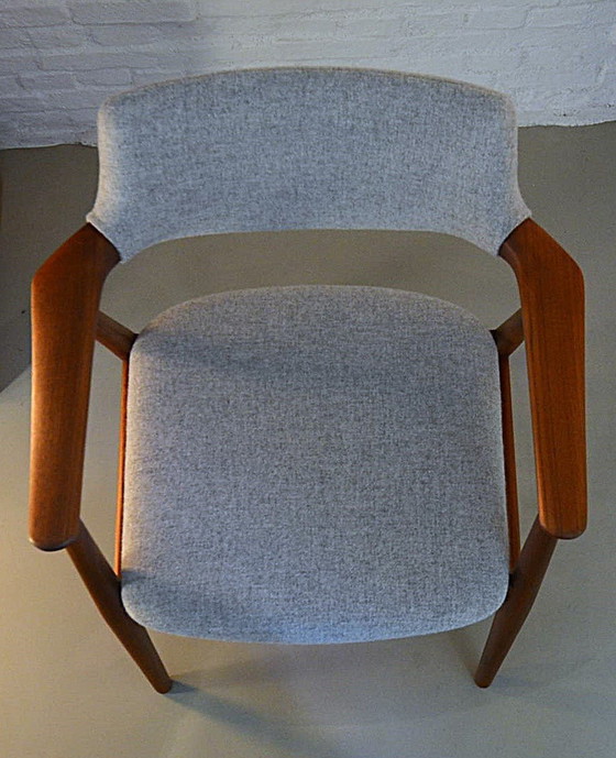 Image 1 of Sedia Erik Kirkegaard, vintage anni '60, per Glostrup, modello GM11, danese, teak
