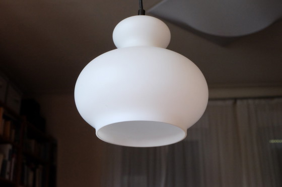 Image 1 of Ceiling lamp Pendant light Cased glass white