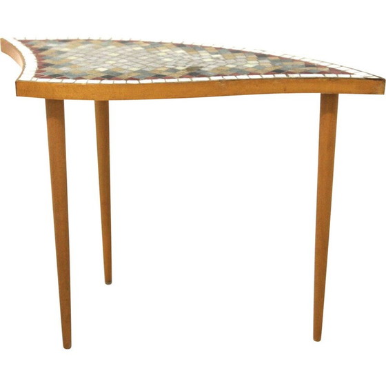 Image 1 of Poltrona vintage in teak e similpelle, Svezia 1960