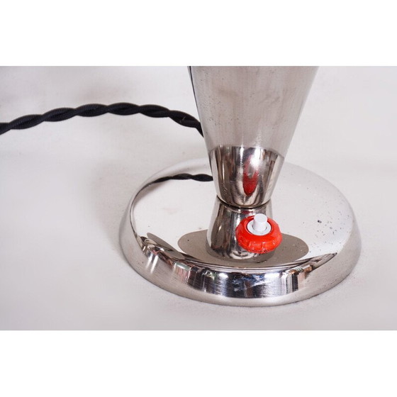 Image 1 of Coppia di lampade da tavolo vintage rosse Napako, anni '30