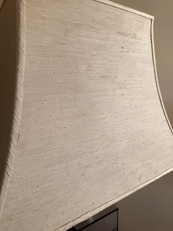 Image 1 of Lámpara de aluminio cepillado de los años 70 