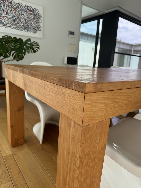 Image 1 of Teak dining table