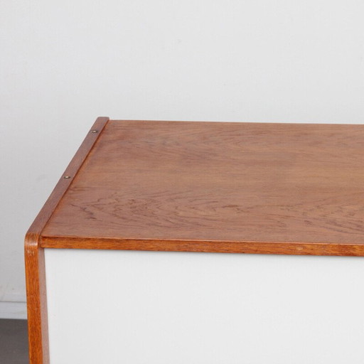 Vintage chest of drawers model U-452 in oak by Jiri Jiroutek for Interier Praha, Czechoslovakia 1960