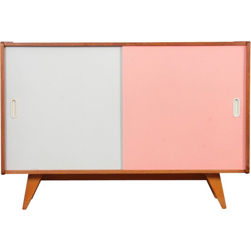 Vintage chest of drawers model U-452 in oak by Jiri Jiroutek for Interier Praha, Czechoslovakia 1960