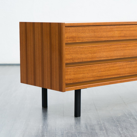 Image 1 of 1960s chest of drawers, walnut, restored